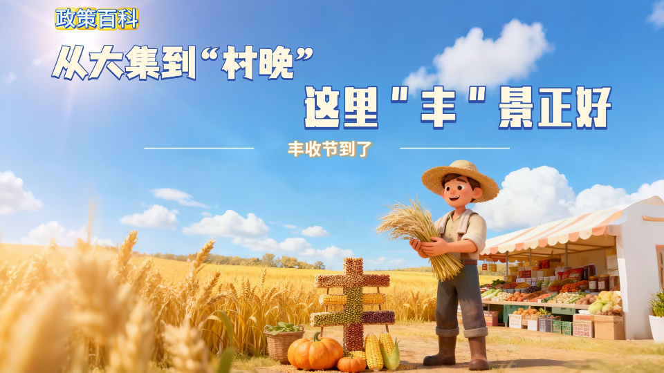 政策百科 | 豐收節(jié)到了！從大集到“村晚”，這里“豐”景正好