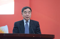 全國人大教科文衛(wèi)委員會主任委員、清華大學新聞出版學院院長柳斌杰致辭