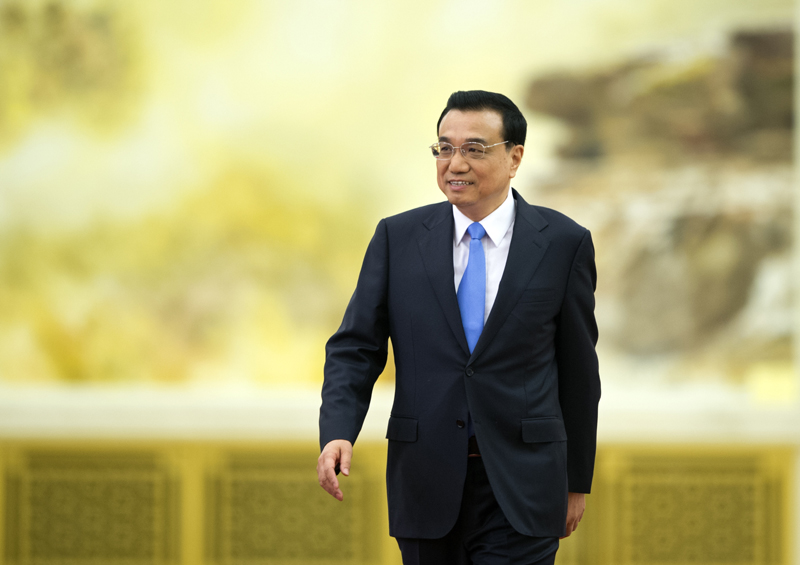 3月15日，國務(wù)院總理李克強(qiáng)在北京人民大會堂與中外記者見面，并回答記者提問。新華社記者 謝環(huán)馳 攝