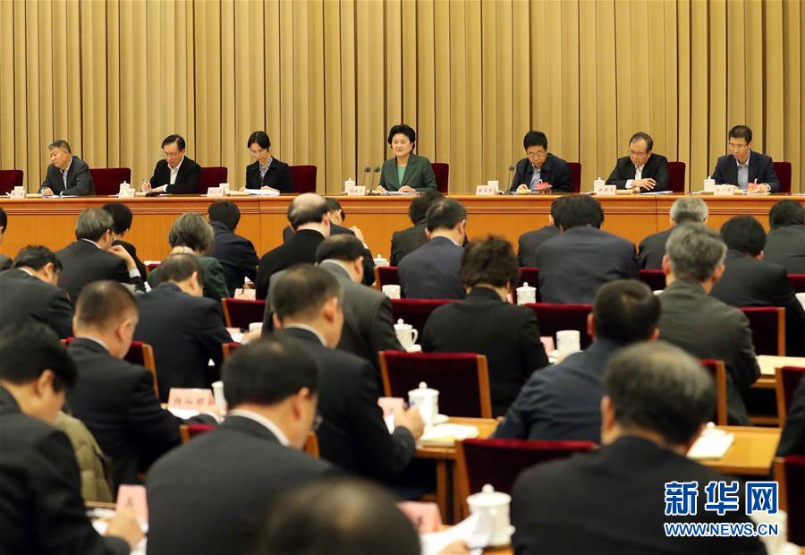 12月9日，中共中央政治局委員、國務院副總理劉延東在北京出席教育部直屬高校工作咨詢委員會第26次全體會議并講話。 新華社記者劉衛(wèi)兵攝