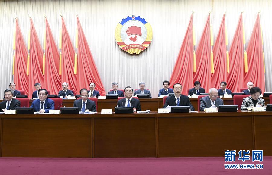 1月22日，政協(xié)第十二屆全國(guó)委員會(huì)常務(wù)委員會(huì)第二十四次會(huì)議在北京開幕。全國(guó)政協(xié)主席俞正聲出席開幕會(huì)。 新華社記者 燕雁 攝