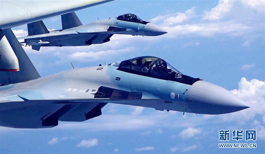 （圖文互動）（2）空軍發(fā)布宣傳片展現(xiàn)殲-20、蘇-35、轟-6K海上新航跡