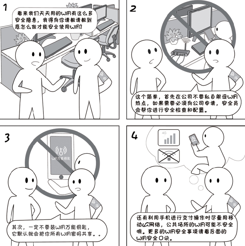 2018國家網(wǎng)絡安全宣傳周系列動漫①丨還在“蹭”免費WiFi？這些安全風險告訴你真能嚇一跳