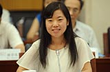 共產(chǎn)黨員微信、易信受眾代表喬薇發(fā)言