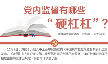 黨內(nèi)監(jiān)督有哪些“硬杠杠”？