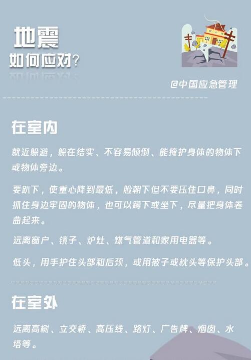 地震如何應(yīng)對(duì)？