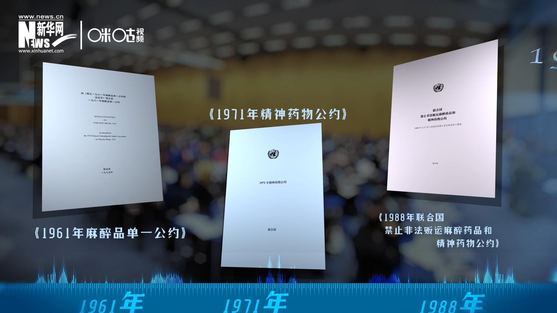 當前國際社會所共同遵循的三大國際禁毒公約，分別在1961年、1971年和1988年 由聯(lián)合國牽頭締結。