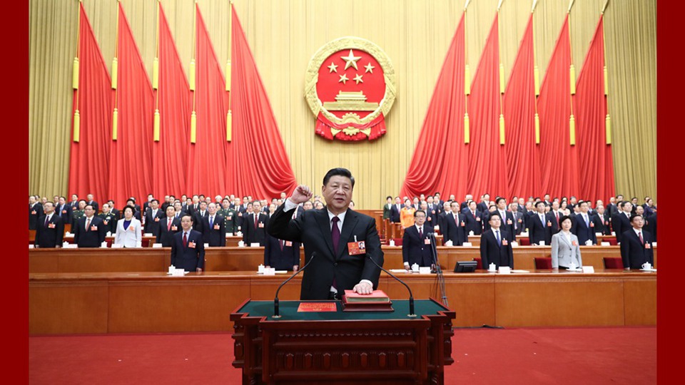 習(xí)近平當(dāng)選國(guó)家主席、中央軍委主席