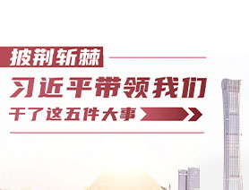 披荊斬棘！習(xí)近平帶領(lǐng)我們干了這五件大事