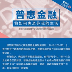 【G20系列圖解】普惠金融將如何惠及你我的生活？