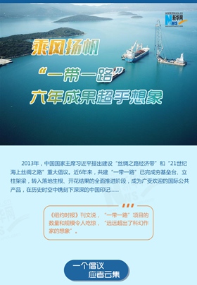 乘風(fēng)揚帆！“一帶一路”六年成果超乎想象