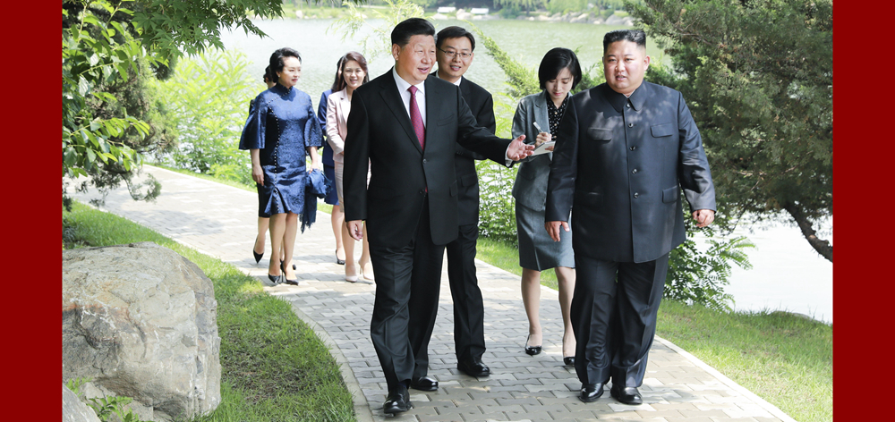 習(xí)近平會(huì)見朝鮮勞動(dòng)黨委員長(zhǎng)、國(guó)務(wù)委員會(huì)委員長(zhǎng)金正恩