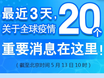 【圖解】最近3天，關(guān)于全球疫情20個(gè)重要消息在這里！